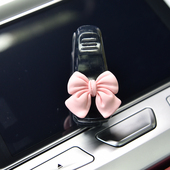 车载眼镜夹多功能车用墨镜支架可爱车内眼镜盒汽车遮阳板收纳夹子