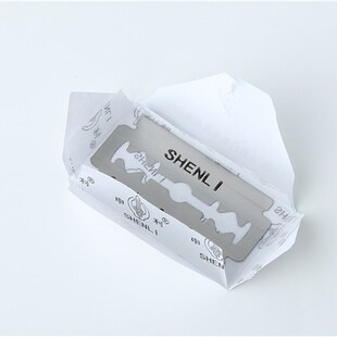 申利不锈钢74双面刀片理发刮胡修眉刀片申利刀片刮毛刀片剃须刀片