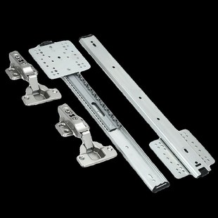 上翻门轨道配件柜门折叠隐藏门滑轨回旋门内藏门口袋门蝴蝶门滑轨