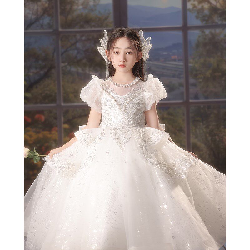 儿童礼服女童主持人花童婚纱小众轻奢女孩钢琴演奏生日公主裙高端,童装/婴儿装/亲子装,儿童礼服,淘宝优惠券,粉丝福利购,淘宝优惠卷