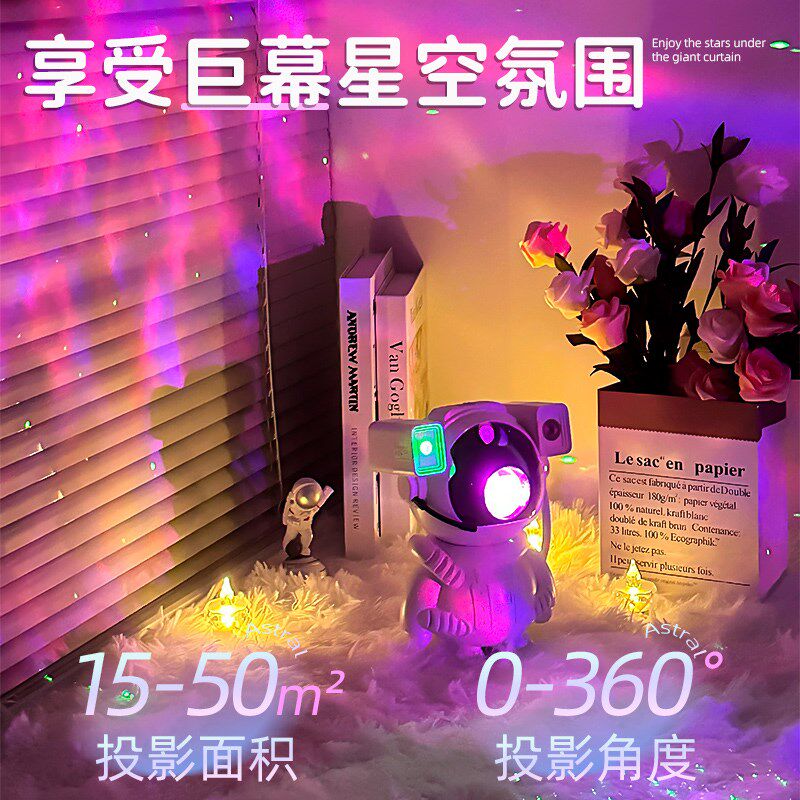 星空灯满天星卧室投影仪顶睡眠浪漫氛围感床头儿童小夜灯2024新款