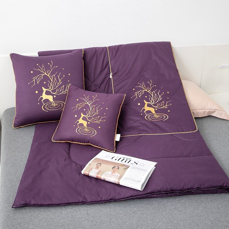 加大号款全棉纯棉抱枕被子多功能二合一靠垫空调被车载办公午休被,居家布艺,抱枕被,淘宝优惠券,粉丝福利购,淘宝优惠卷