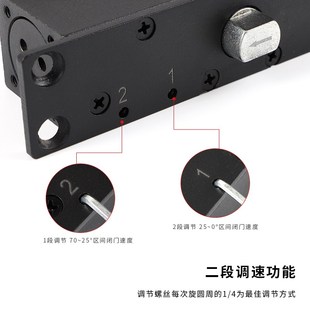 免开槽偏轴旋转门五金配件木门铝框天地门铰地弹簧带90度定位门铰