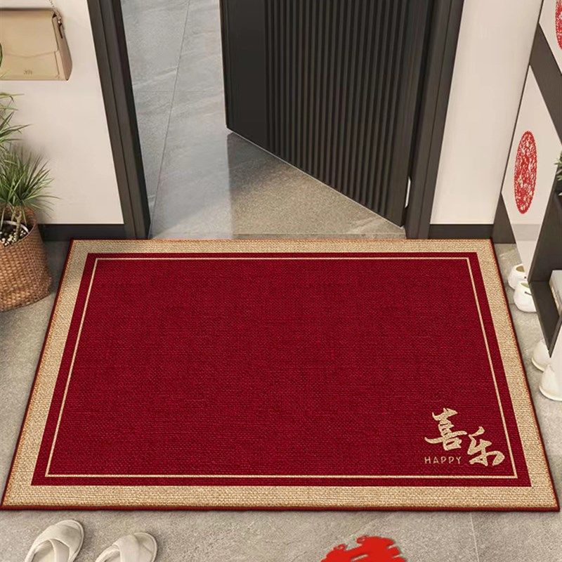 仿剑麻入户门地垫定制门厅地毯新年喜庆红色门垫进门门口脚垫垫子,居家布艺,入户地垫,淘宝优惠券,粉丝福利购,淘宝优惠卷