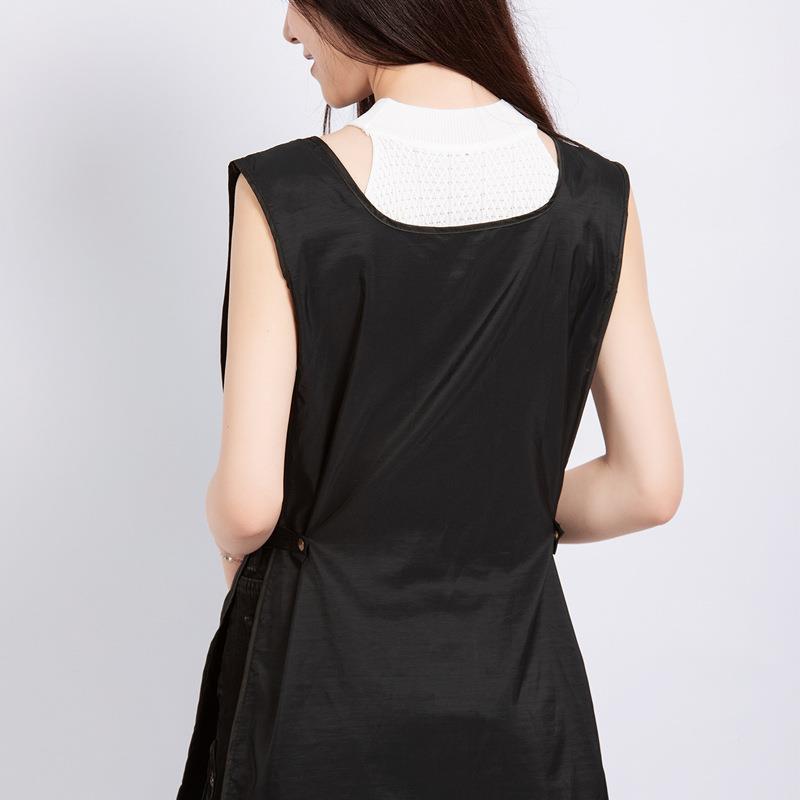 发廊染中工助理工作可服理发店美发小工服烫发防水FS755711师女围