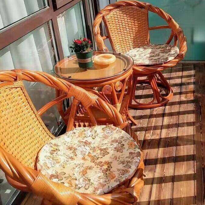 藤天真藤椅件套旋转椅子桌椅茶几阳台客三然NTR厅休闲编靠背家用,商业/办公家具,商用藤编家具,淘宝优惠券,粉丝福利购,淘宝优惠卷