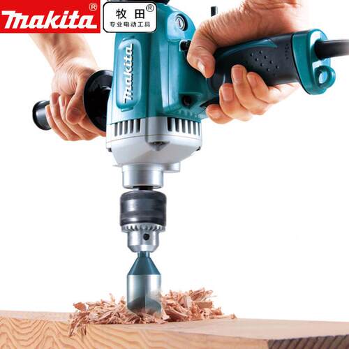 牧田makita电动工HQJ具M6200BM6飞201B机工业钻家用两用多动能电/