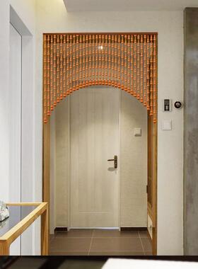 桃木三所才葫芦珠帘门帘隔间断厕帘大MPC门卫生客厅阳台家用免打