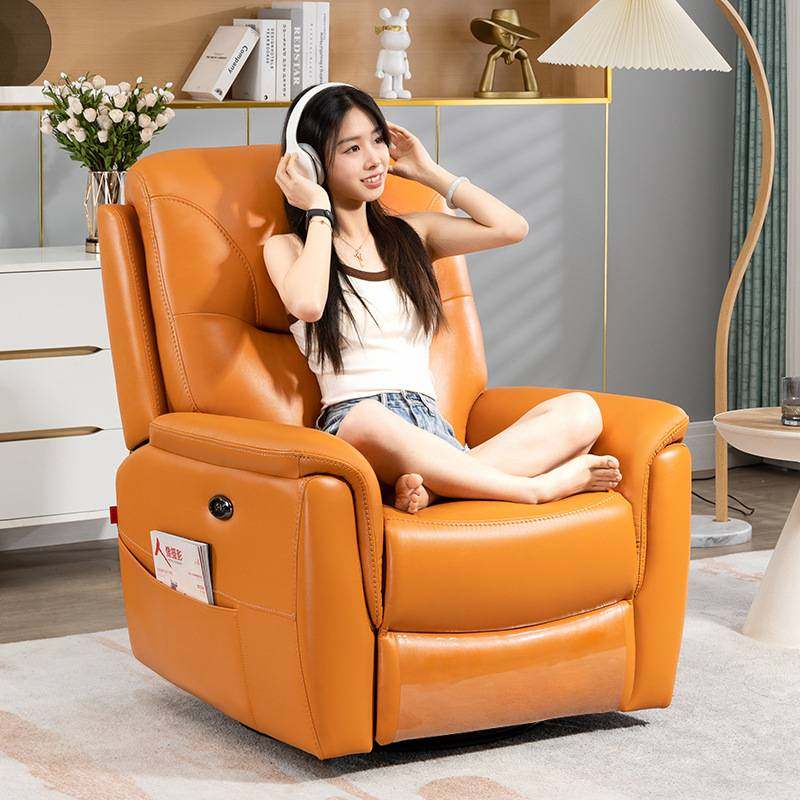 单人沙发头等太空舱简约客厅卧室电动懒人美甲多功能可躺按摩摇椅