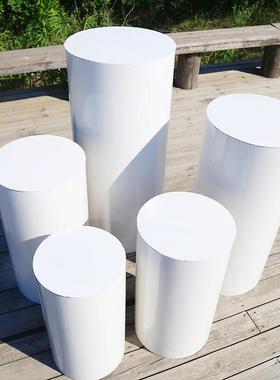 款新铁艺宾圆柱WUG多件套品桌摆件甜迎区派对婚礼装饰婚庆道具