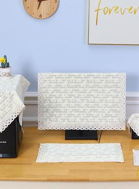 ?Fh($pb*x电晶脑防尘罩2224寸27寸32寸套液显示器防布罩纯棉布防