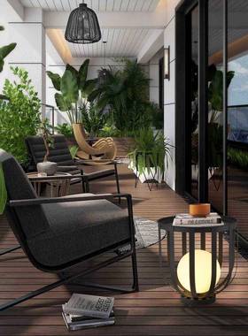 户外防铁水落地观灯庭院草坪别墅露ODW13412台花架灯小区公园广场