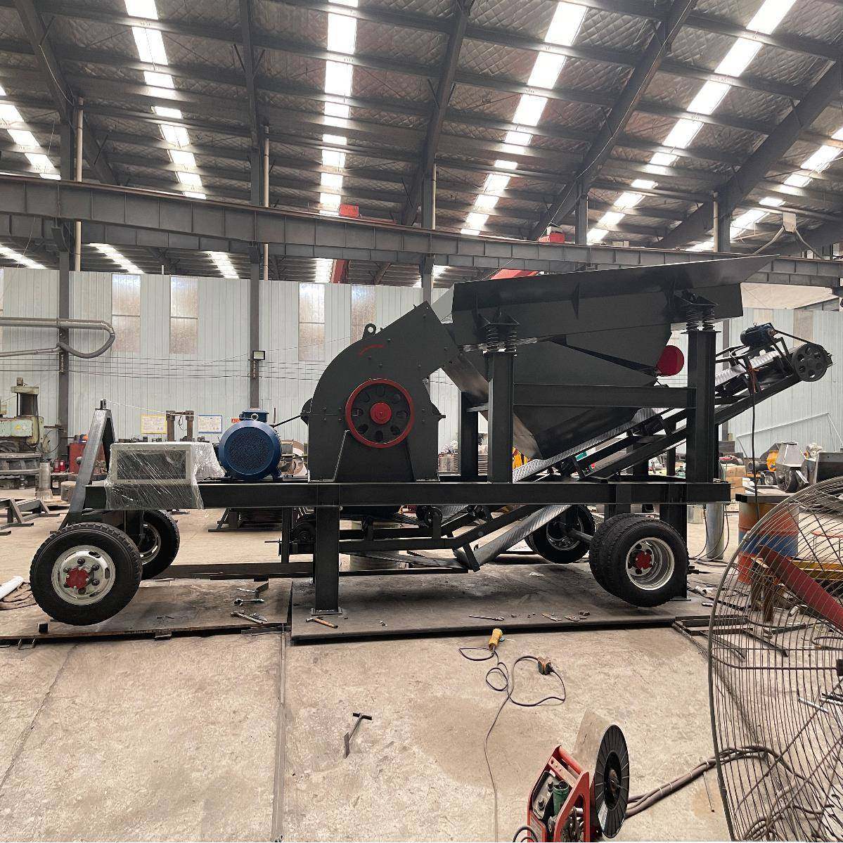 移动式破车动柴油大小型碎电石车建筑矿山破碎机锤锤式ZH-PC003制,机械设备,破碎机,淘宝优惠券,粉丝福利购,淘宝优惠卷