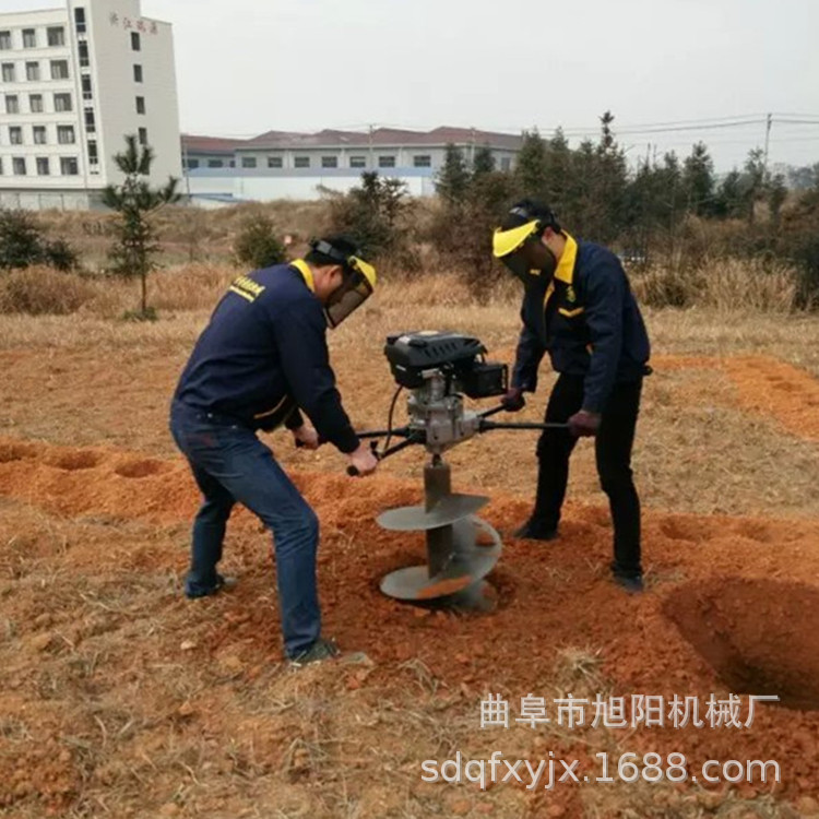 8马力便携四冲程汽油挖坑机