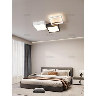 新款 极简卧室现代约简几吸顶灯创意黑白合主卧房间214办公何室组