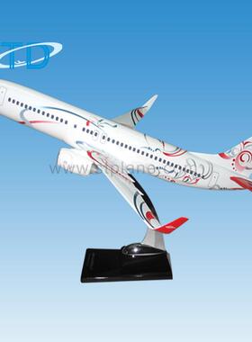 0树机脂型飞机BQBI737-801比100树脂模型摆件桌面模饰品