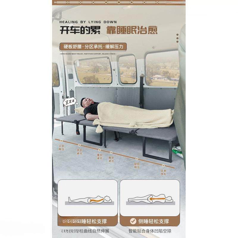 面包排折车座椅大通折叠侧挂后座双人叠三人座椅AL102706床省空间