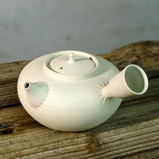 白泥炭炉陶壶烧壶侧把砂铫YH炉壶耐热茶跳盖壶潮水汕茶套装橄炉榄