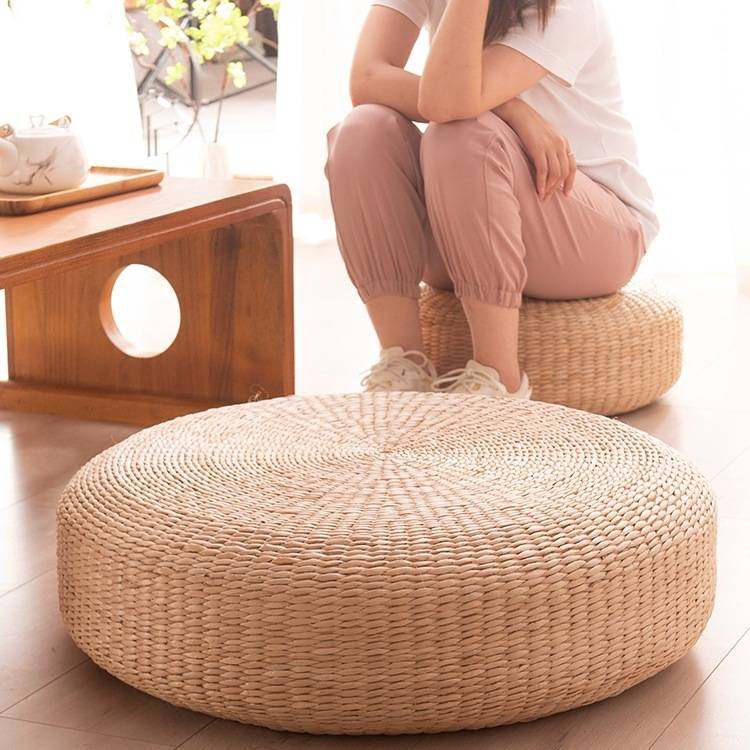 草编日式榻榻米蒲团坐垫打坐垫禅修垫拜佛垫跪垫拜垫家用地上Jω,玩具/童车/益智/积木/模型,垂直悬浮玩具,淘宝优惠券,粉丝福利购,淘宝优惠卷