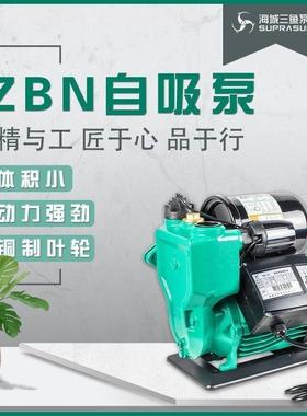 城三水泵自动鱼24910自吸泵家用用自来水海增压水泵,超井国标铜线