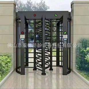 监狱旋转闸门看守所戒毒所刷卡全高十字栅栏门封闭式通道人行杆匝
