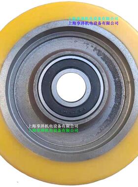 车12吨永恒力电动堆垛E轮JC112平衡转无品牌/向轮子.黄色聚氨酯包