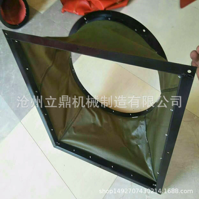 防火耐高温风机异形帆布软连接