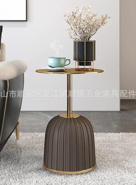 式约圆形茶几创意设意SY-E6125计款小简户型现代大小圆岩板茶师几