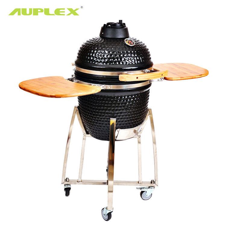 欧1美直供8寸炉陶AU-18瓷bbq炉烤肉烤牛排烤鸡家用烤商用户外熏炉