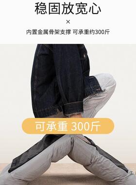 懒人沙卧发榻榻学生宿舍躺床上靠背椅子室单米人椅坐垫无BBZ腿小