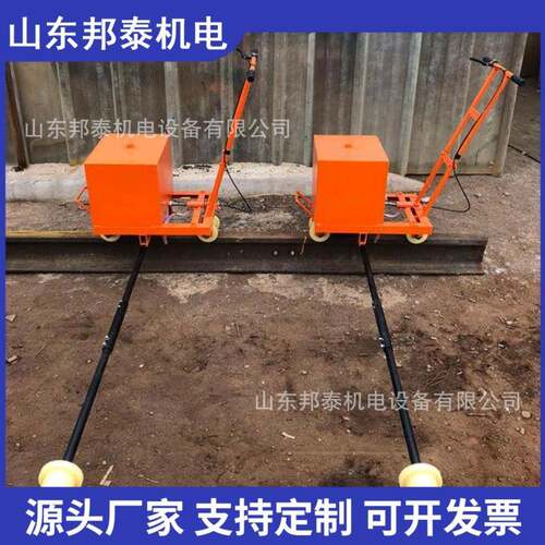 轨道螺栓涂油小车简易抹型钢铁路螺丝护养机BTTY-1手推BT2025轨油