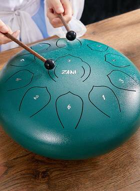 z器ani空灵鼓1JAF1音无鼓成人乐儿童初学10寸12寸忧钢舌鼓打击手