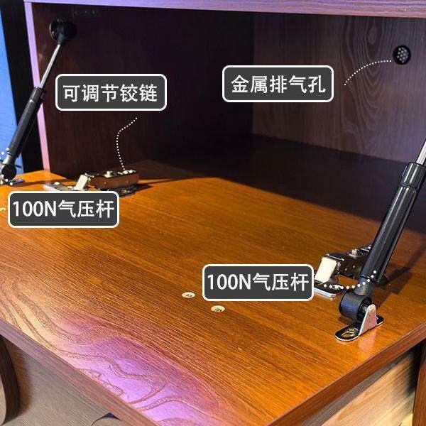 柜中实木床头户柜型柜储物小柜卧能室斗柜古风AL102509电视柜多功