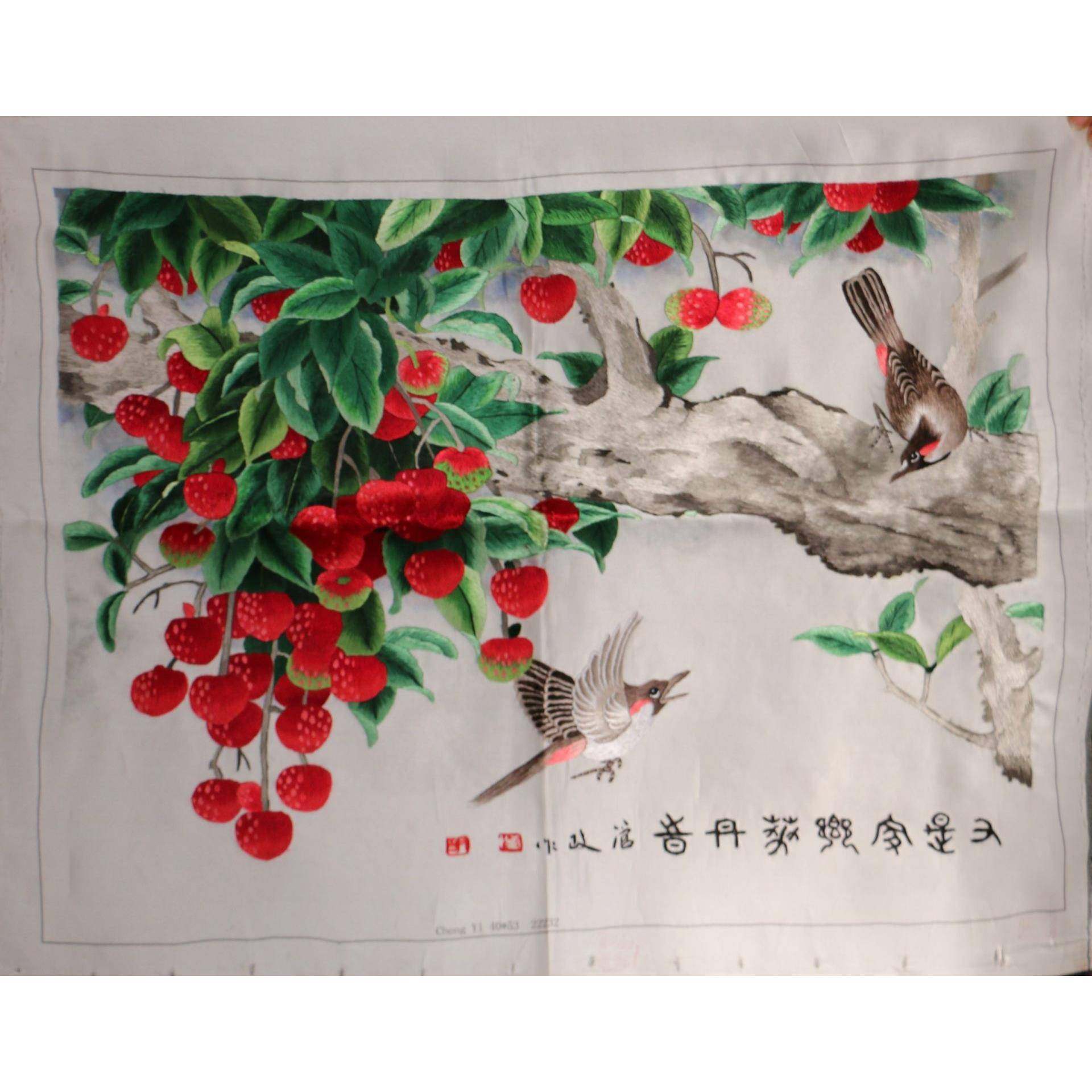 苏无品牌/州手工绣装饰务商送礼未装静物厂家刺直裱供