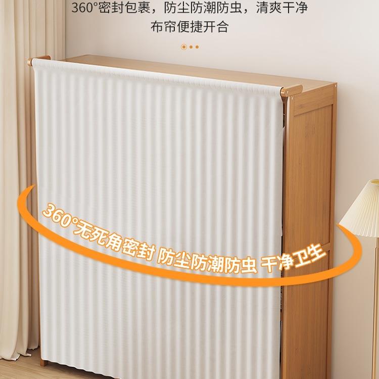 衣柜家用卧室橱简易组耐装出985租房用结实用纳布衣大容量防尘收