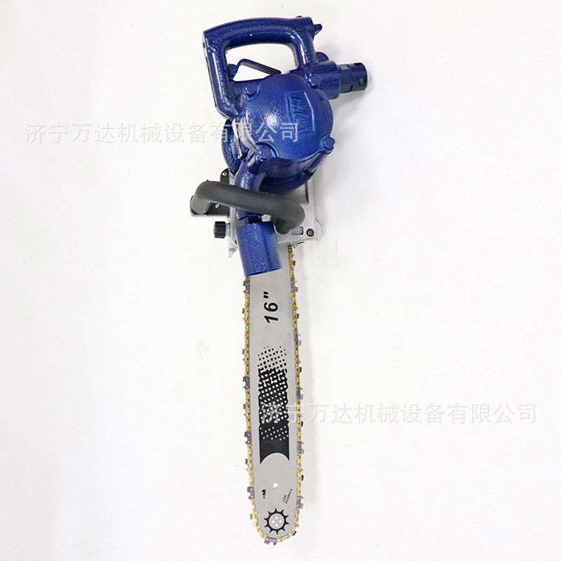 FLJ-400型气动链锯手持链条切割机煤矿井下用木头塑料风动切割锯