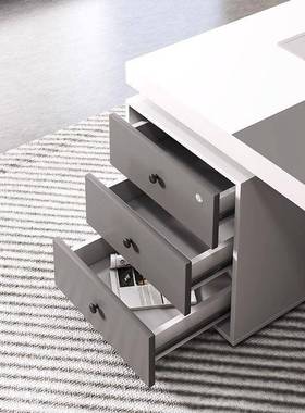 老板办公桌监单控台桌子电脑桌简F97MSSH6桌约现人代财务主管经理