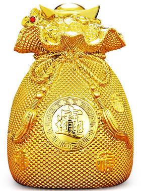 存钱罐2025新款聚只进不进出福袋宝ft-20201招财宝金盆元宝摆件客