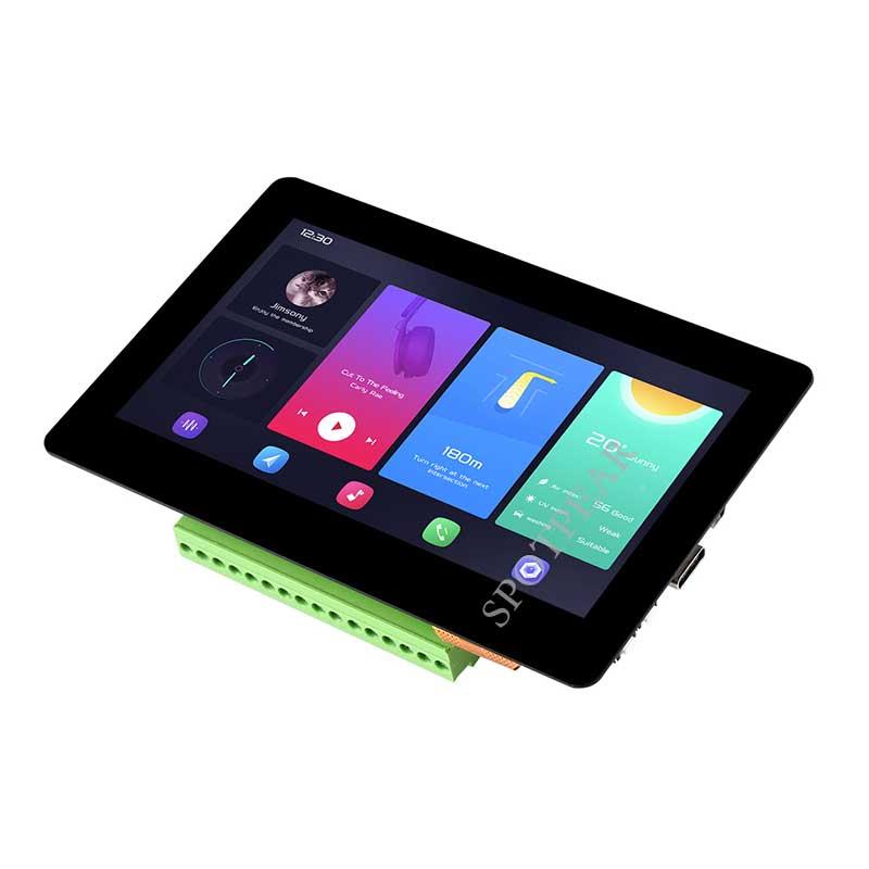 ESP32S-3电容触摸显示屏4.3寸LCD (CB)载CAN/I2JQT板/RS485/感测