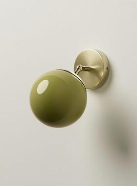 绿色 壁灯 中古客背景墙装灯 厅廊卧室床头灯 走过道 楼梯 95830