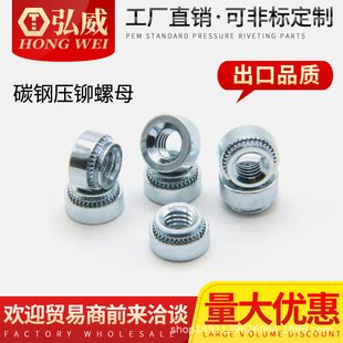 压铆螺母 压板螺母 M2.5 压铆螺帽 M10