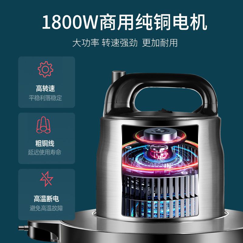 新款大功率家用商用绞肉机打肉泥机大容量搅菜辣椒酱碎肉蒜泥和面