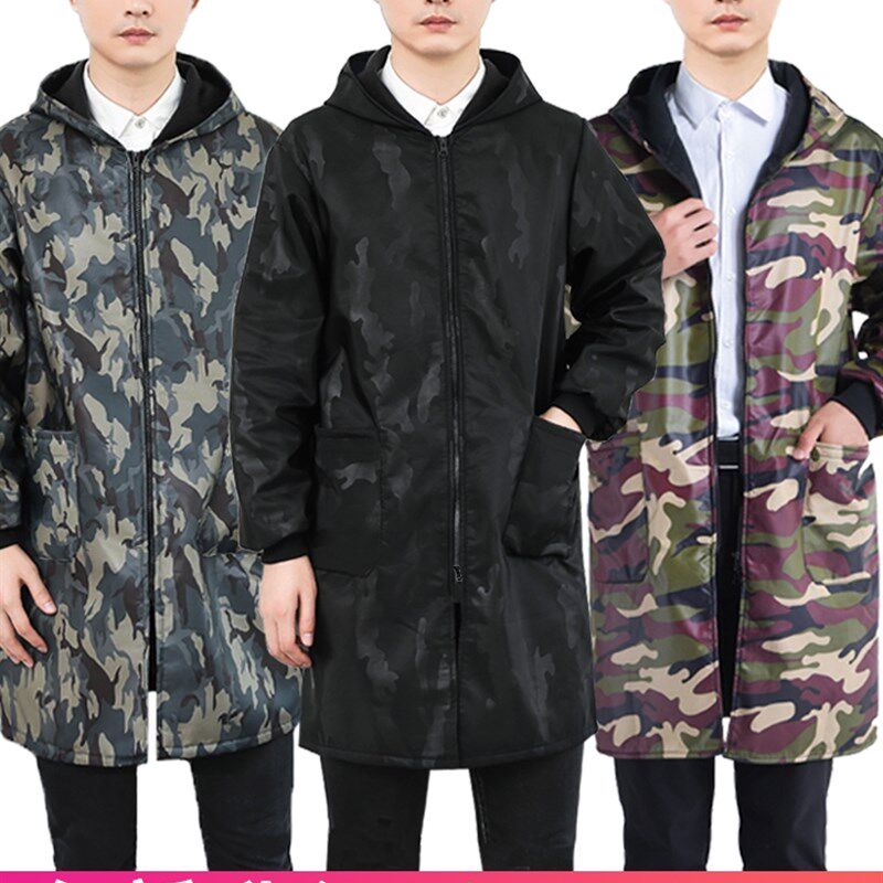 外套大尺码冬天耐磨防风加绒加厚罩衣男韩式大人大褂防水防护工作