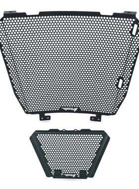 适用阿普利亚RSV4 1000 Tuono V4 1100 RR改装水箱网散热器保护罩