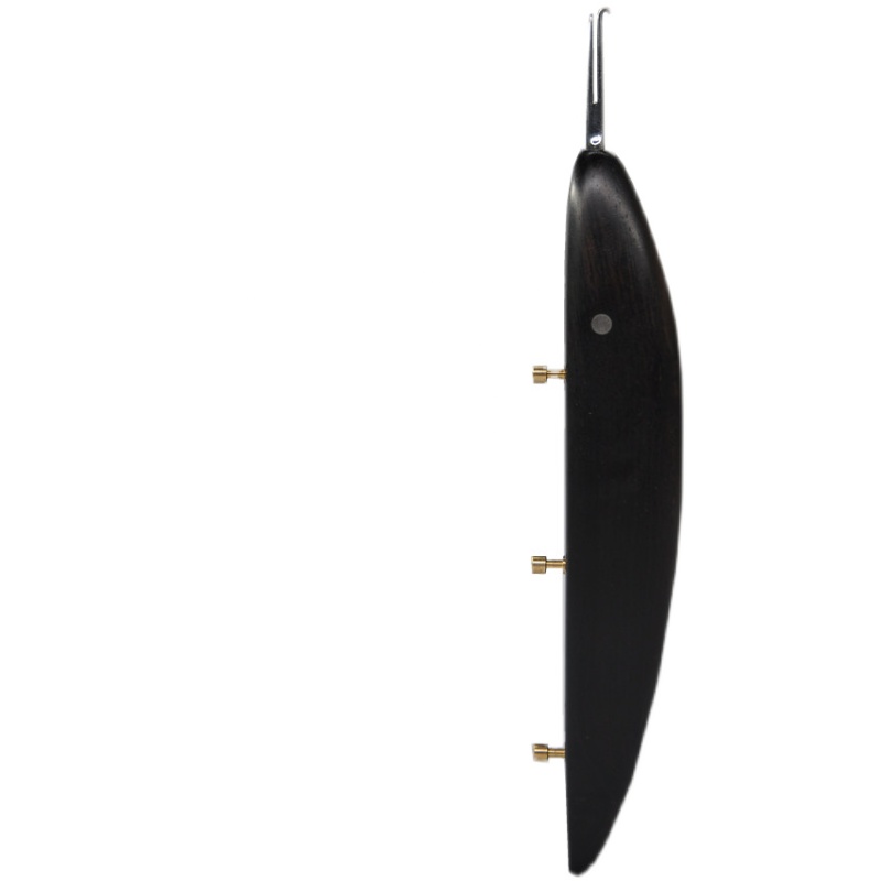 针世界 多功能红木子线打结器 钩距器 挑针不锈钢 不伤线 绑钩器