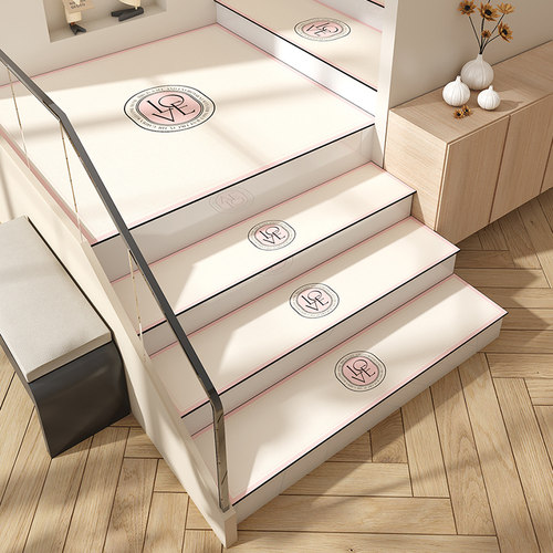 宝丽彩楼梯踏步垫子楼梯垫防滑家用地垫台阶贴旋转楼梯脚踏垫地毯