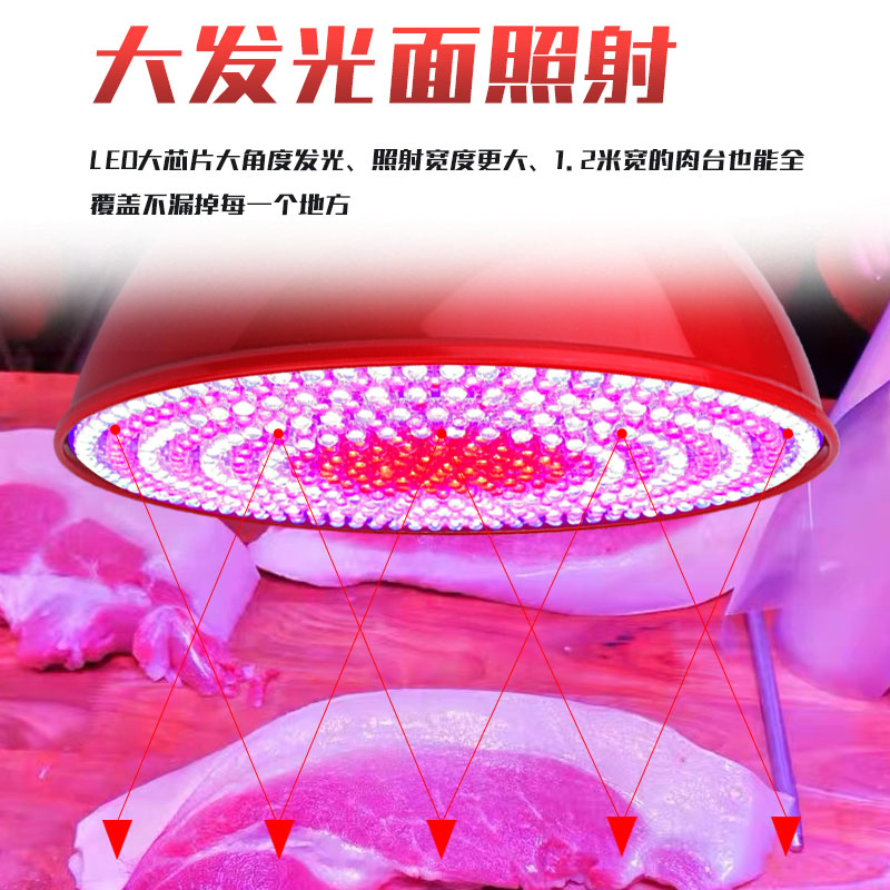 led猪肉灯生鲜灯冷鲜肉灯水果卤菜卤料熟食市场海鲜超市肉摊
