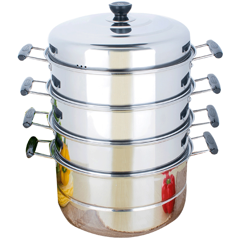 28cm五层不锈钢电磁炉层蒸锅蒸茏蒸架蒸篦蒸格蒸屉蒸片包子馒头