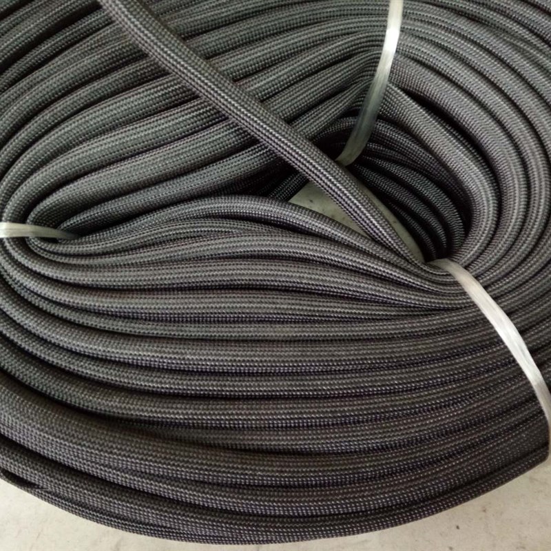 玻璃纤维黑色定纹管 耐高温管 黄腊管高温管 玻纤管 阻燃管