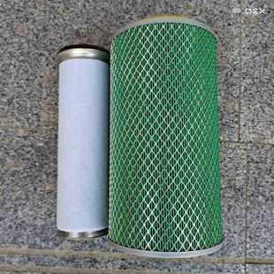 空气挖掘机新源k1833滤芯适配上柴6135收割机龙工装载机工程车